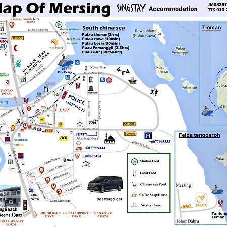 Singvillage Holiday House Mersing Exterior foto